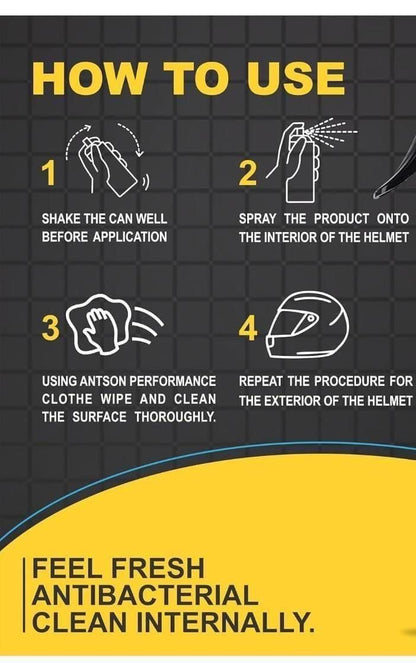 Helmet Disinfecting Foam Cream